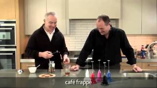 How to make a frappé coffee using an aerolatte milk frother [upl. by Rolfe]