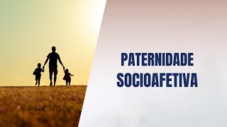 Paternidade socioafetiva [upl. by Notecnirp]