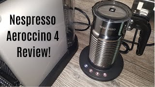 Nespresso Aeroccino 4 Milk Frother Review  Worth upgrading from the Aeroccino 3 [upl. by Britt804]