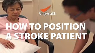 How To Position A Stroke Patient [upl. by Amirak]