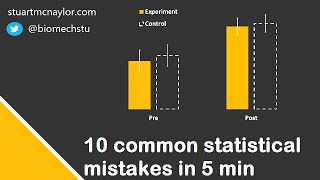 Ten Statistical Mistakes in 5 Min [upl. by Nemzaj]