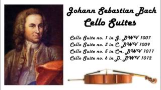 Johann Sebastian Bach  Cello suites in 432 Hz great for reading or studying [upl. by Ydneh590]